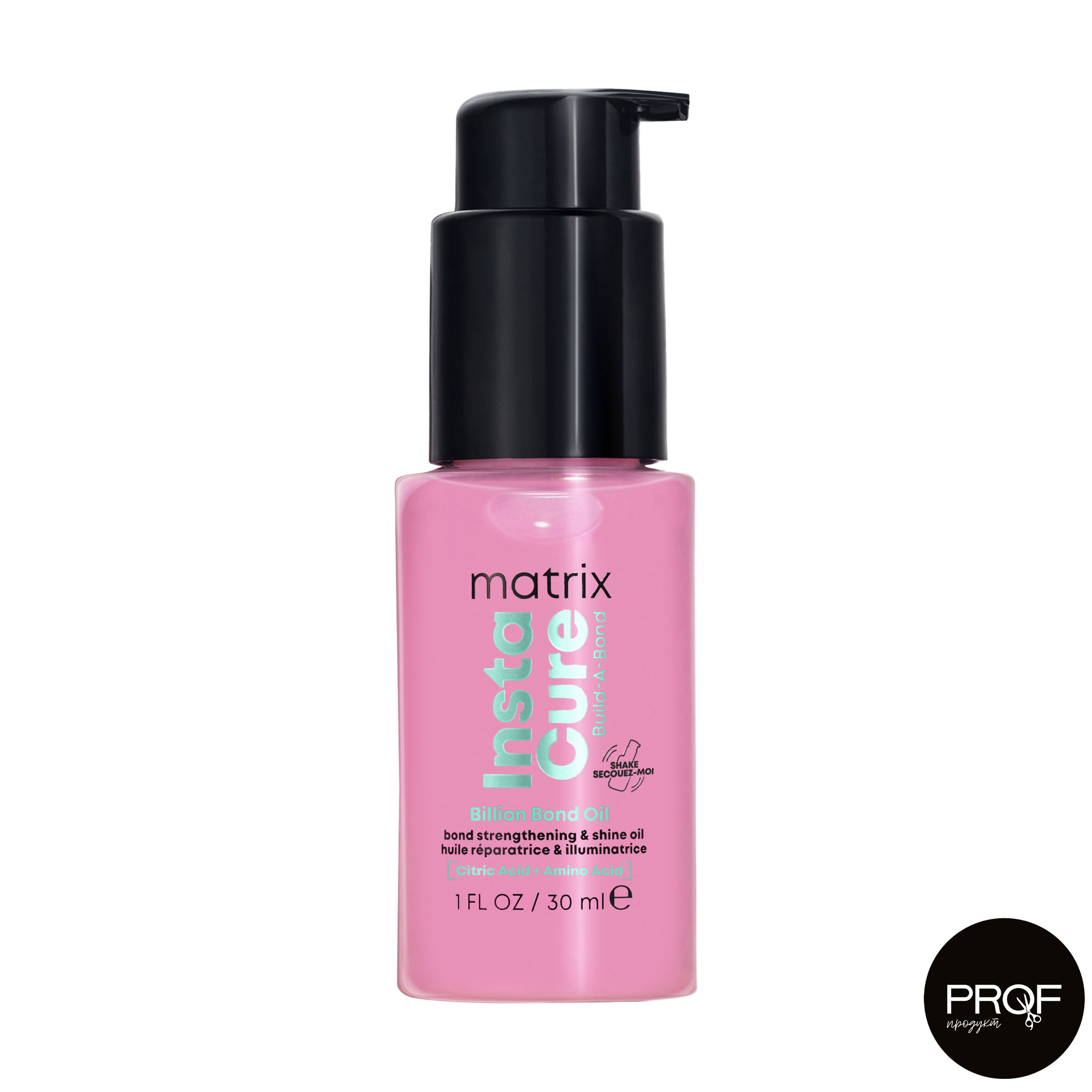 Олійка Matrix Insta Cure Build-A-Bond Oil для блиску та зміцнення дуже пошкодженого волосся, з бондингом, 30 мл